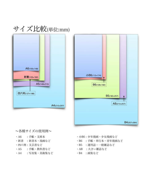 使用する手帳に合わせて、1cm〜7cmまで厚みを変更できます