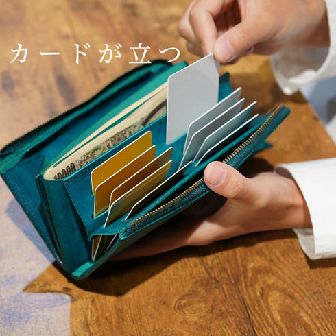 カードが立つから、見つけやすく取り出しやすい