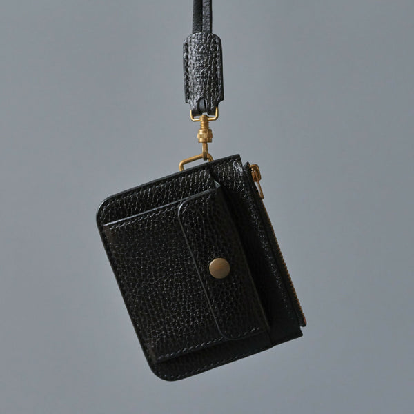 NECK WALLET(GRAIN BLACK)