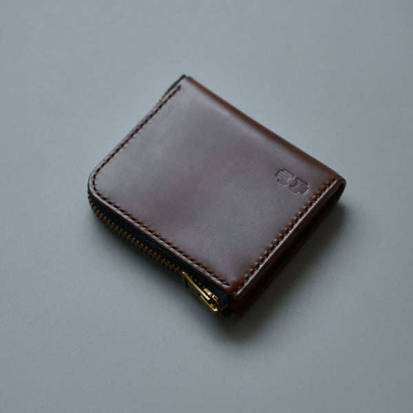 L ZIP WALLET(SMOOTH DARK BROWN)