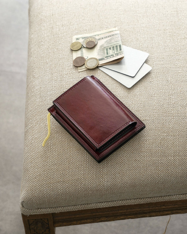 “Edge” / Money Clip / Aniline Cordovan × Elbamatt