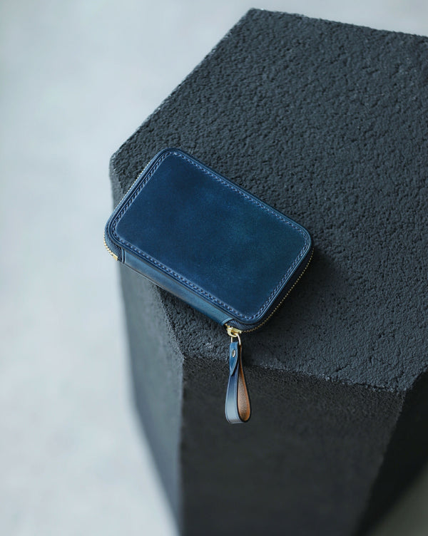 “Dawn” / Key & Card Case / Aniline Cordovan × Elbamatt