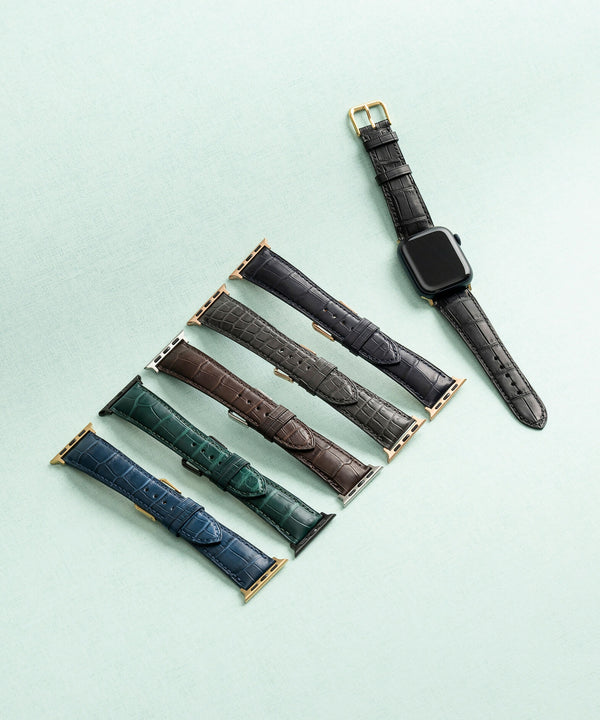 クロコダイル アップルウォッチバンド “Standard”