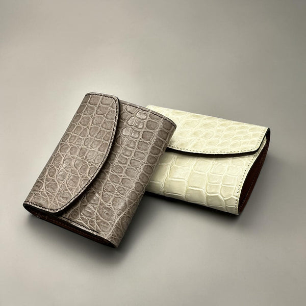 Crocodile Mini Trifold Wallet