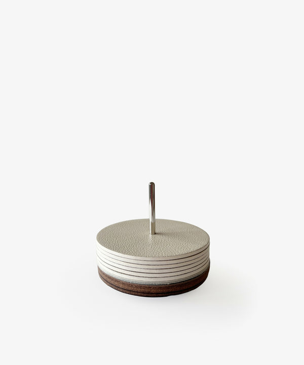 COASTER & STAND SET|ECRU