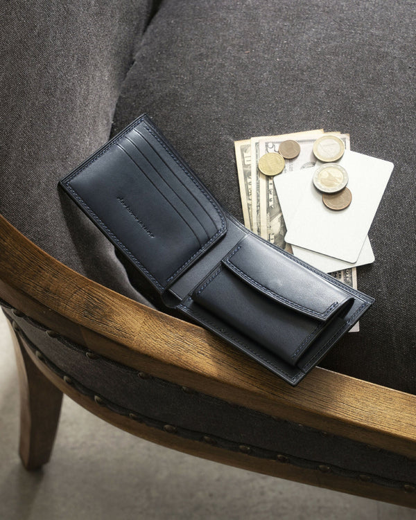 “Trace” / Bifold / Aniline Cordovan × Elbamatt