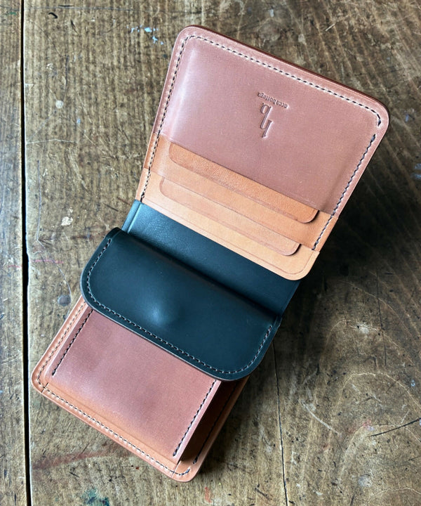 Triple Horween Horse Leather NO.6 — Limited Edition Bifold Wallet with Coin Pocket
