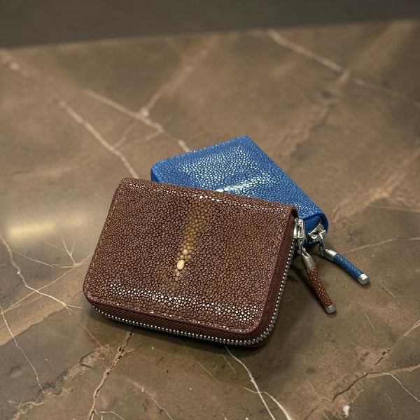 Stingray Leather Card Holder / Card Case