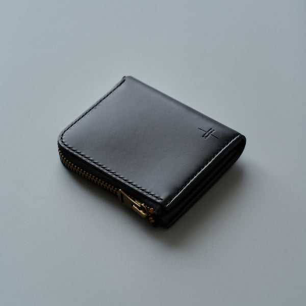 L ZIP WALLET(SMOOTH BLACK)