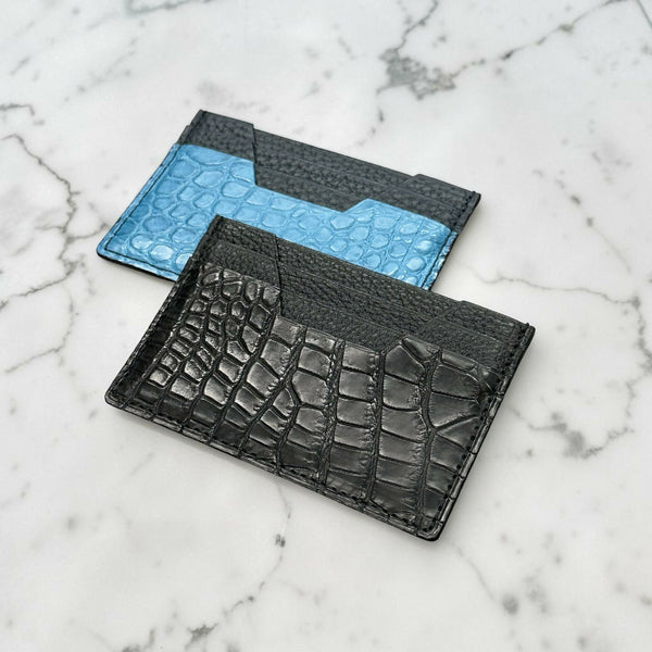 牛革/クロコダイル カード入れ