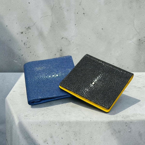 エイ革(スティングレイ) スマートミニ財布