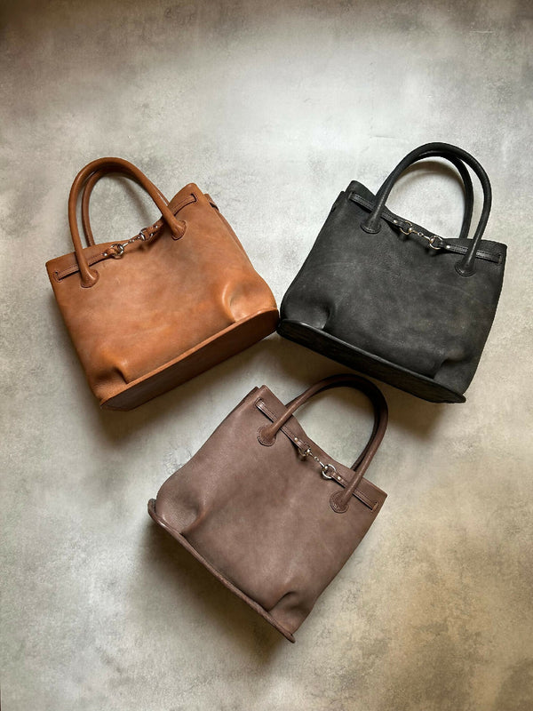 ダンテレザー 2WAYトートバッグ “horsebit tote”